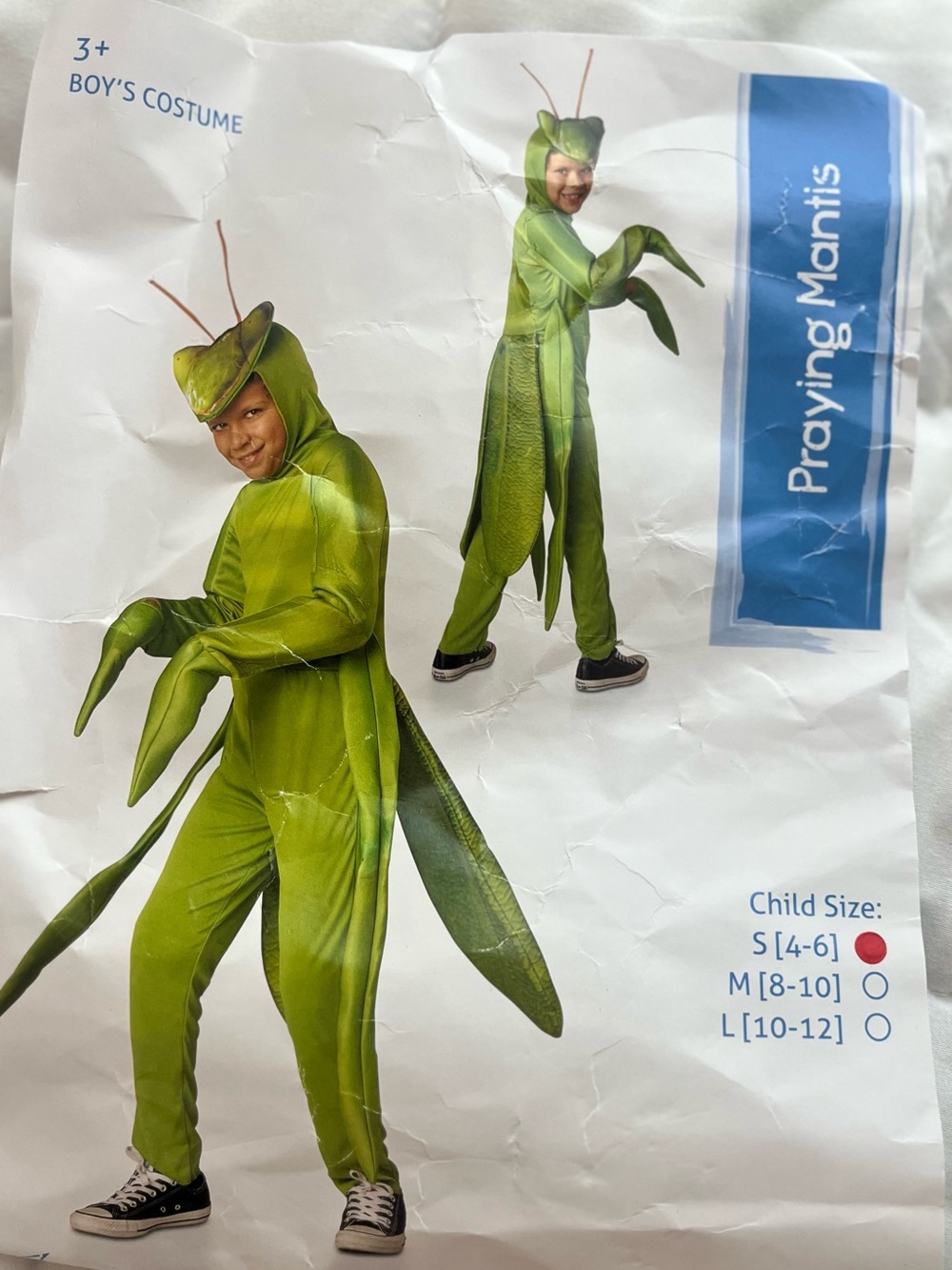 Praying Mantis Child Costume Size S (4-6)